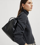 Brunello Cucinelli Mellow medium leather bucket bag, UK version