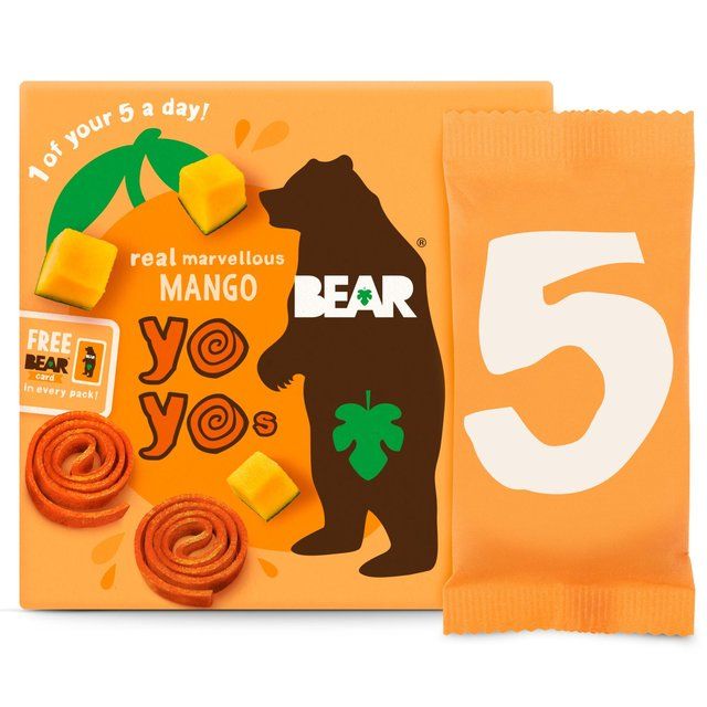 BEAR Fruit Yoyos Mango Multipack 5 x 20g - McGrocer