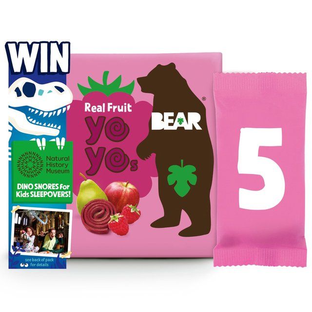 BEAR Fruit Yoyos Raspberry Multipack 5 x 20g - McGrocer