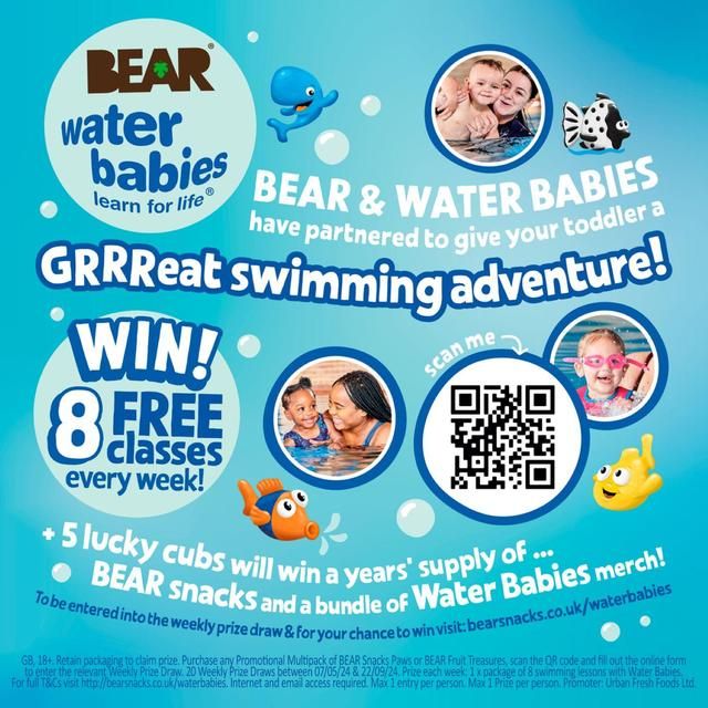 Bear Treasures Kids Snack 3+ Years Tropical Flavour 5 x 20g - McGrocer