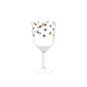 Beau & Elliot Confetti Acrylic Wine Glass