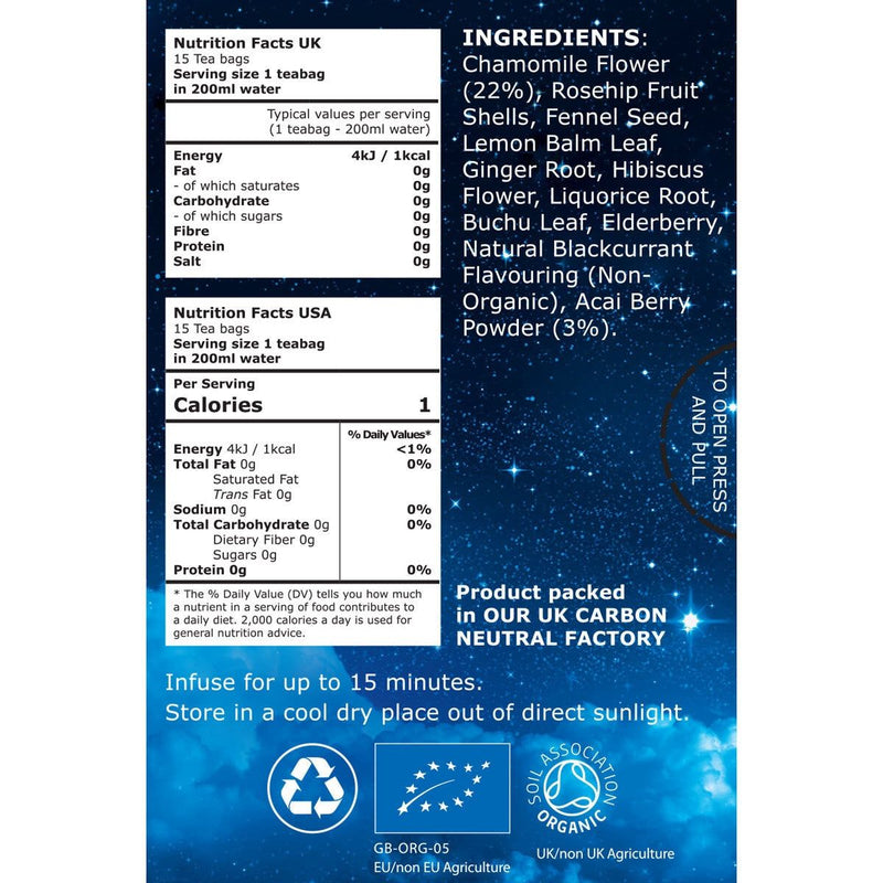 Beau-T-Full Tea Organic Deep Sleep Tea Bags, 6 x 15 Pack - McGrocer