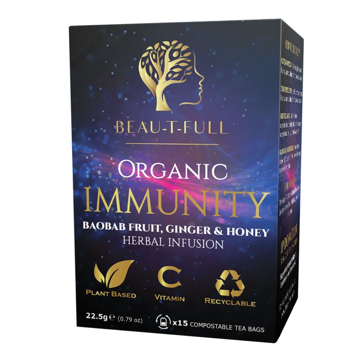 Beau-T-Full Tea Organic Tea Bag Assortment, 6 x 15 Pack - McGrocer