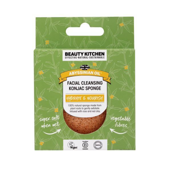 Beauty Kitchen Abyssinian Oil Cleansing Konjac Sponge - McGrocer