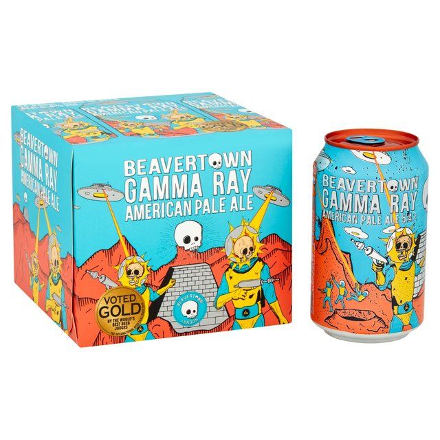 Beavertown Gamma Ray APA 5.4% 4 x 330ml - McGrocer