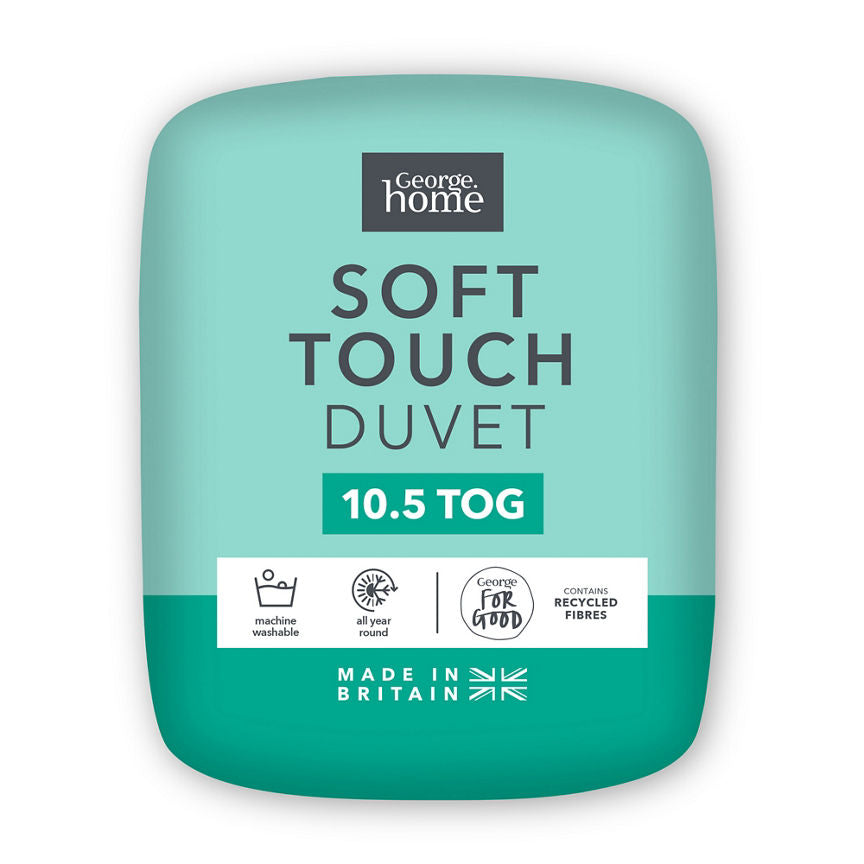 George Home 10.5 Tog Soft Touch Microfibre King Duvet - McGrocer