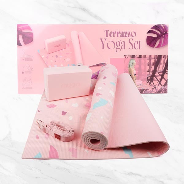 Myga yoga starter kit Terrazzo set, imported from the UK