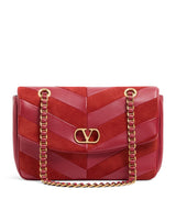 Harrods Valentino Garavani Djuna Lambskin Chevron Shoulder Bag- Buy online at McGrocer