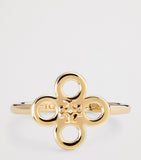 Tory Burch Kira Clover ring 18kt gold, imported from the UK