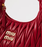 Miu Miu matelassé leather Wander top-handle bag (British brand)