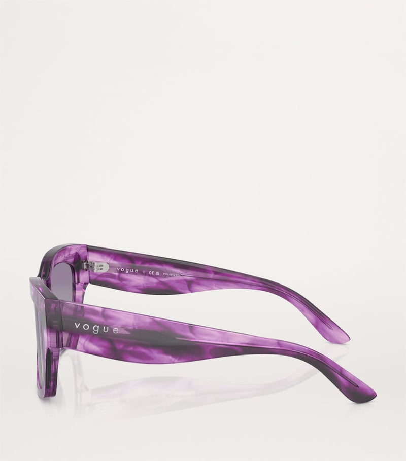 Vogue acetate sunglasses VO5524S with gradient lenses, UK version