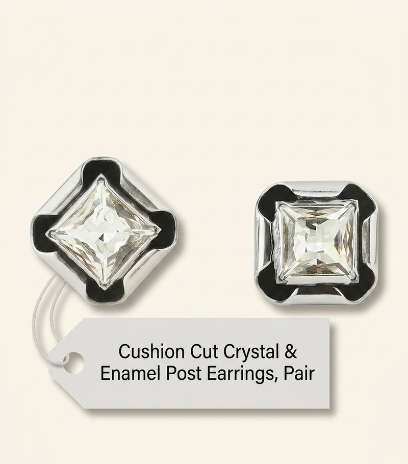 Givenchy deconstructed stud earrings silver-tone, UK version