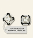 Givenchy deconstructed stud earrings silver-tone, UK version