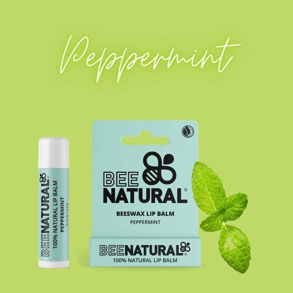 Bee Natural Lip Balm - Peppermint - McGrocer