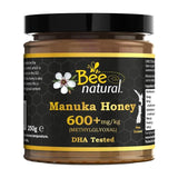 Bee Natural Manuka Honey 600+mg/kg Methylglyoxal 250g - McGrocer
