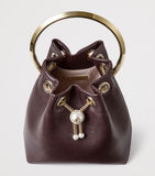 Jimmy Choo leather Bon Bon top-handle bag, imported from the UK