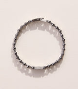 Harrods Tateossian Stainless Steel Bici Chain Bracelet 18cm- Buy online at McGrocer