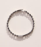 Tateossian Bici chain bracelet brushed stainless steel (British brand)