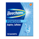 Beechams Cold & Flu Powders Pain & Fever Relief Aspirin & Caffeine x10 - McGrocer