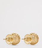 Jimmy Choo lace sphere logo stud earrings (British brand)