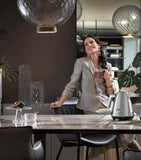 De'Longhi Diadema stainless steel electric kettle, imported from the UK