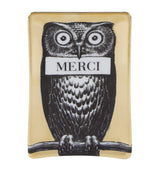 Harrods Fornasetti Rectangular Porcelain Ashtray- Buy online at McGrocer