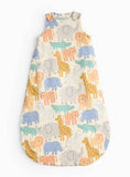 Beige Safari Animal Printed 2.5 Tog Sleeping Bag 0-6 Months - McGrocer