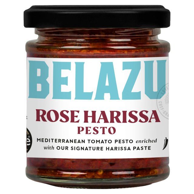 Belazu Vegan Rose Harissa Pesto 165g - McGrocer