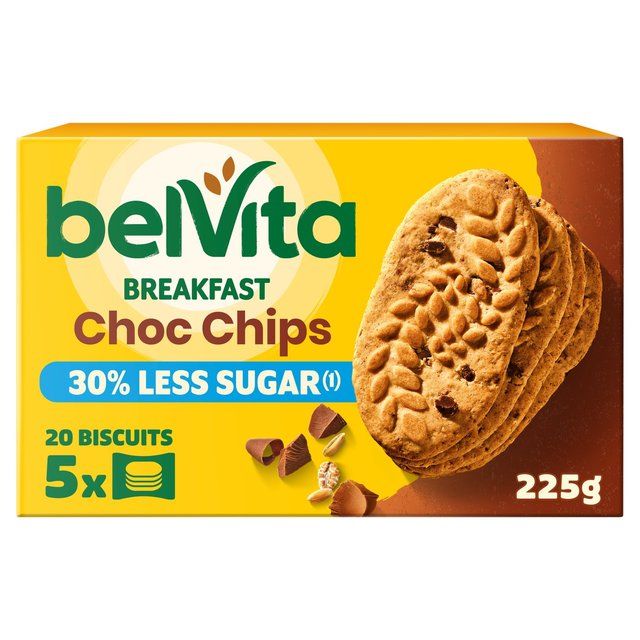 Belvita 30% Less Sugar Chocolate Chips Breakfast Biscuits 5 per pack - McGrocer