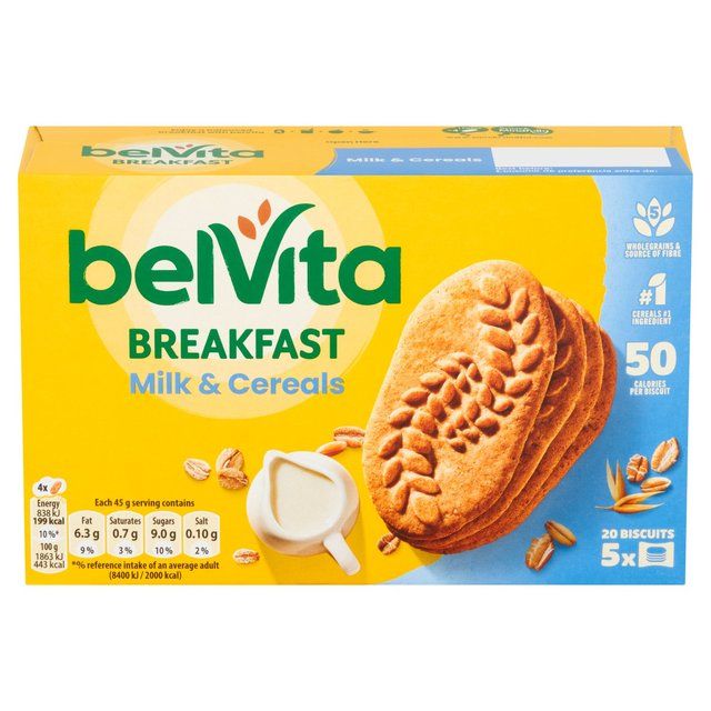 Belvita Milk & Cereals Breakfast Biscuits 5 per pack - McGrocer