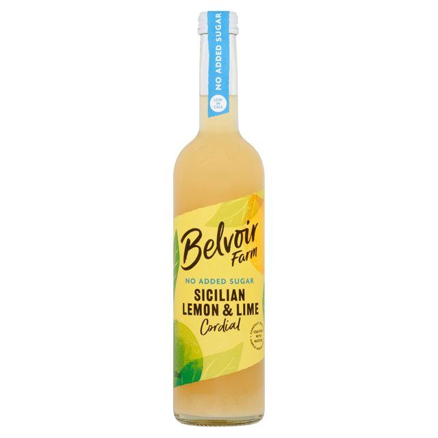 Belvoir Farm No Added Sugar Sicilian Lemon & Lime Cordial 500ml - McGrocer