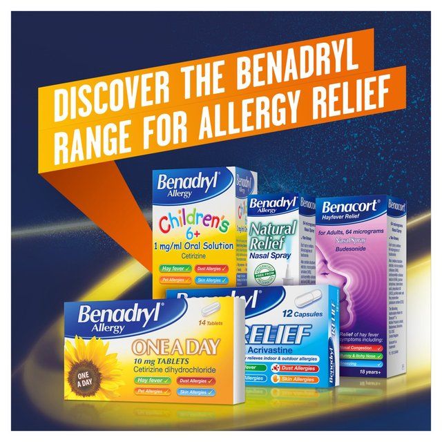 Benadryl One A Day Allergy Relief Tablets   30 per pack - McGrocer