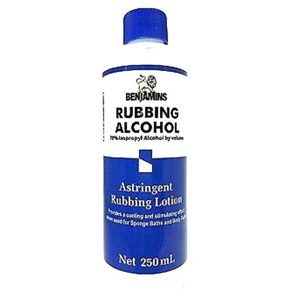 Benjamins Rubbing Alcohol With Isopropyl - 250ml - McGrocer