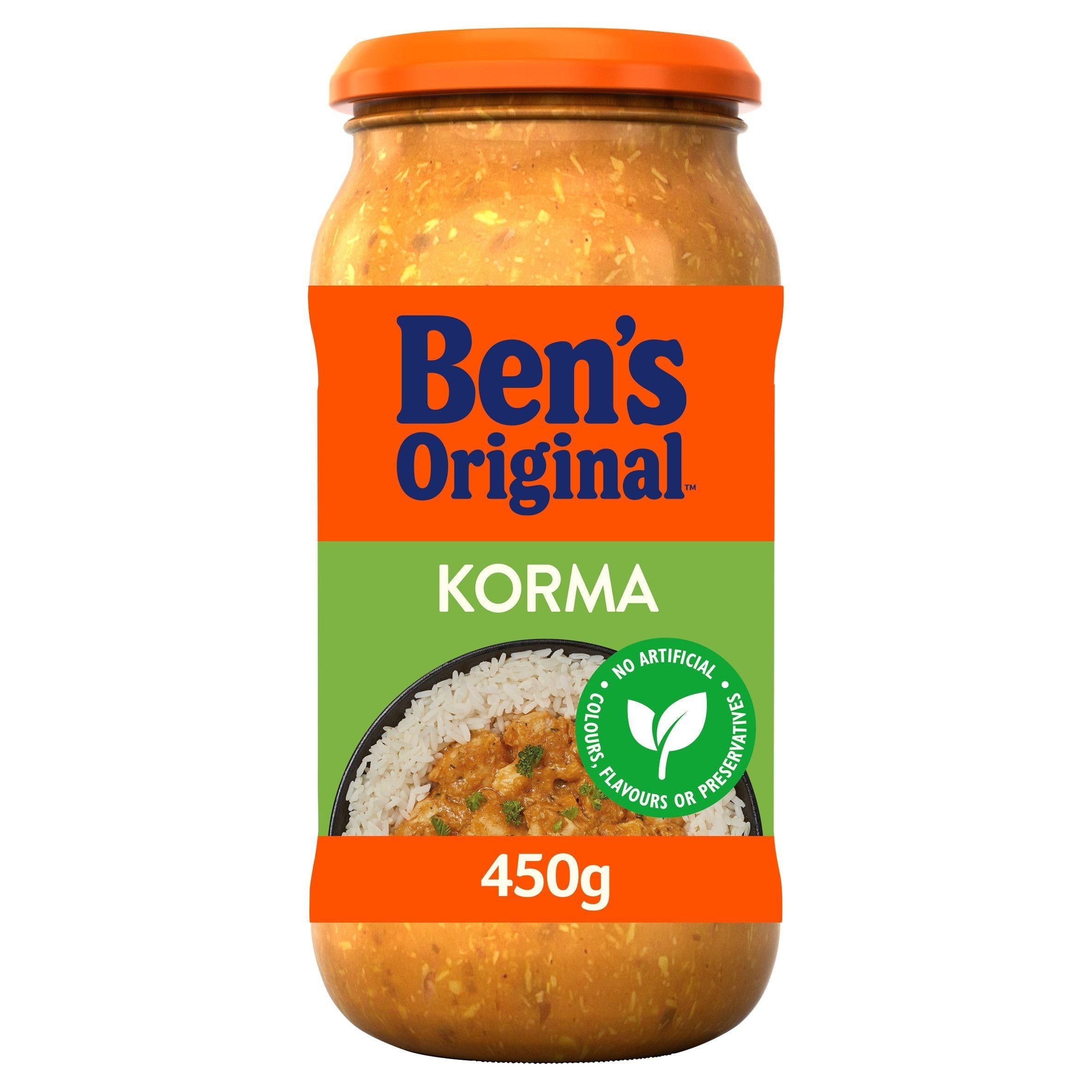 Bens Original Korma Sauce 450g - McGrocer