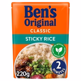 Bens Original Sticky Rice Microwave Rice   220g - McGrocer
