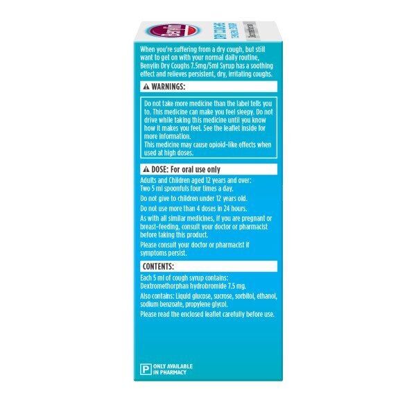 Benylin Dry Coughs Cough Syrup 150ml - McGrocer