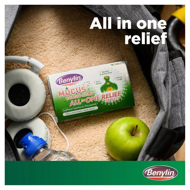 Benylin Mucus All in One Relief Tablets 16 per pack - McGrocer