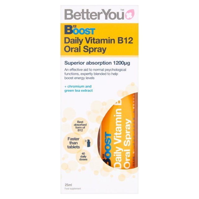 Better You Boost B12 Oral Spray   25ml - McGrocer