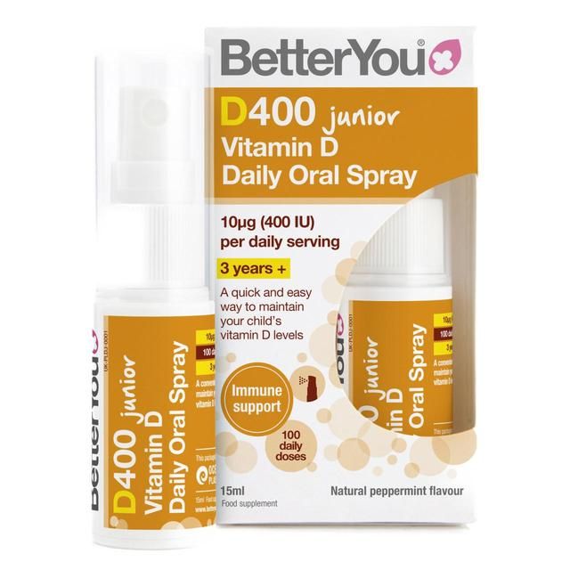 BetterYou D400 Kid's Vitamin D Daily Oral Spray 3yrs+ 15ml - McGrocer