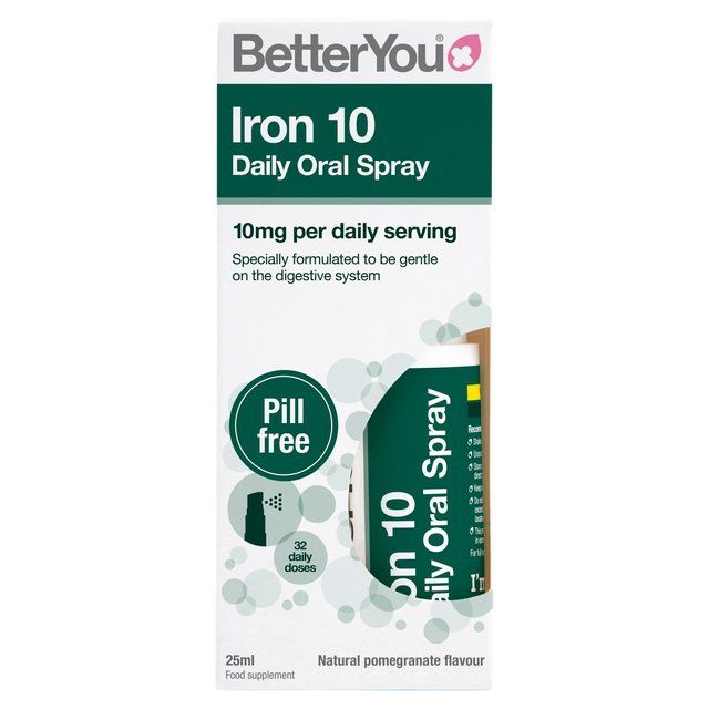 BetterYou Iron 10 Daily Oral Spray 25ml - McGrocer