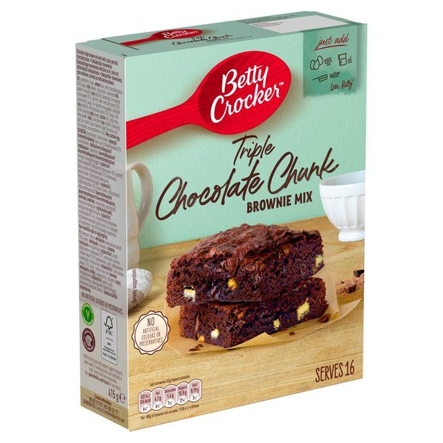 Betty Crocker Triple Chocolate Chunk Brownie Mix   415g - McGrocer