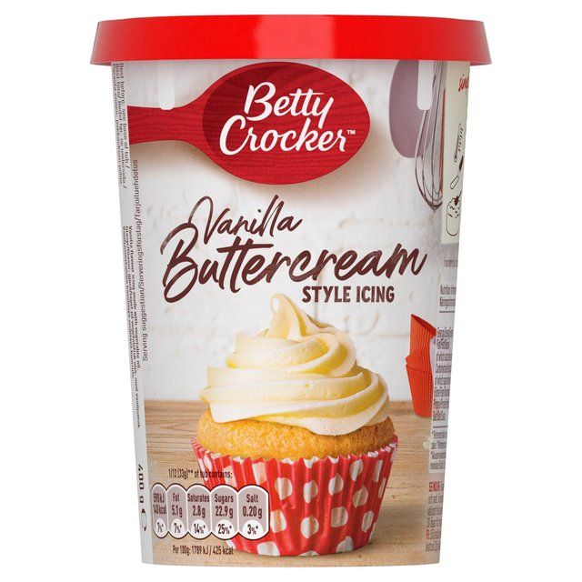 Betty Crocker Vanilla Buttercream Style Icing 400g - McGrocer