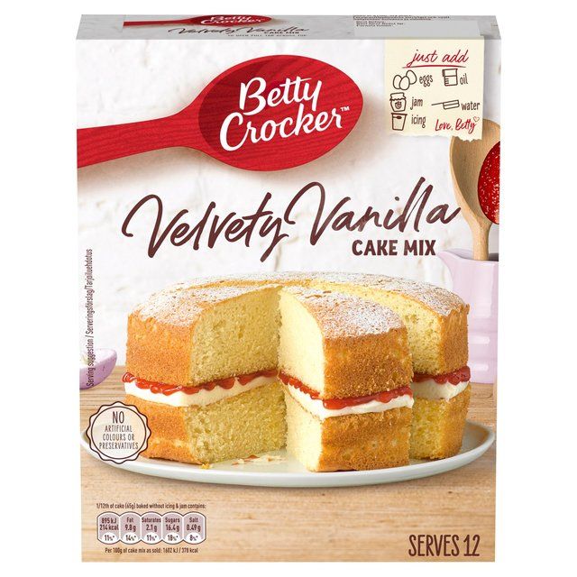Betty Crocker Velvety Vanilla Cake Mix 425g - McGrocer