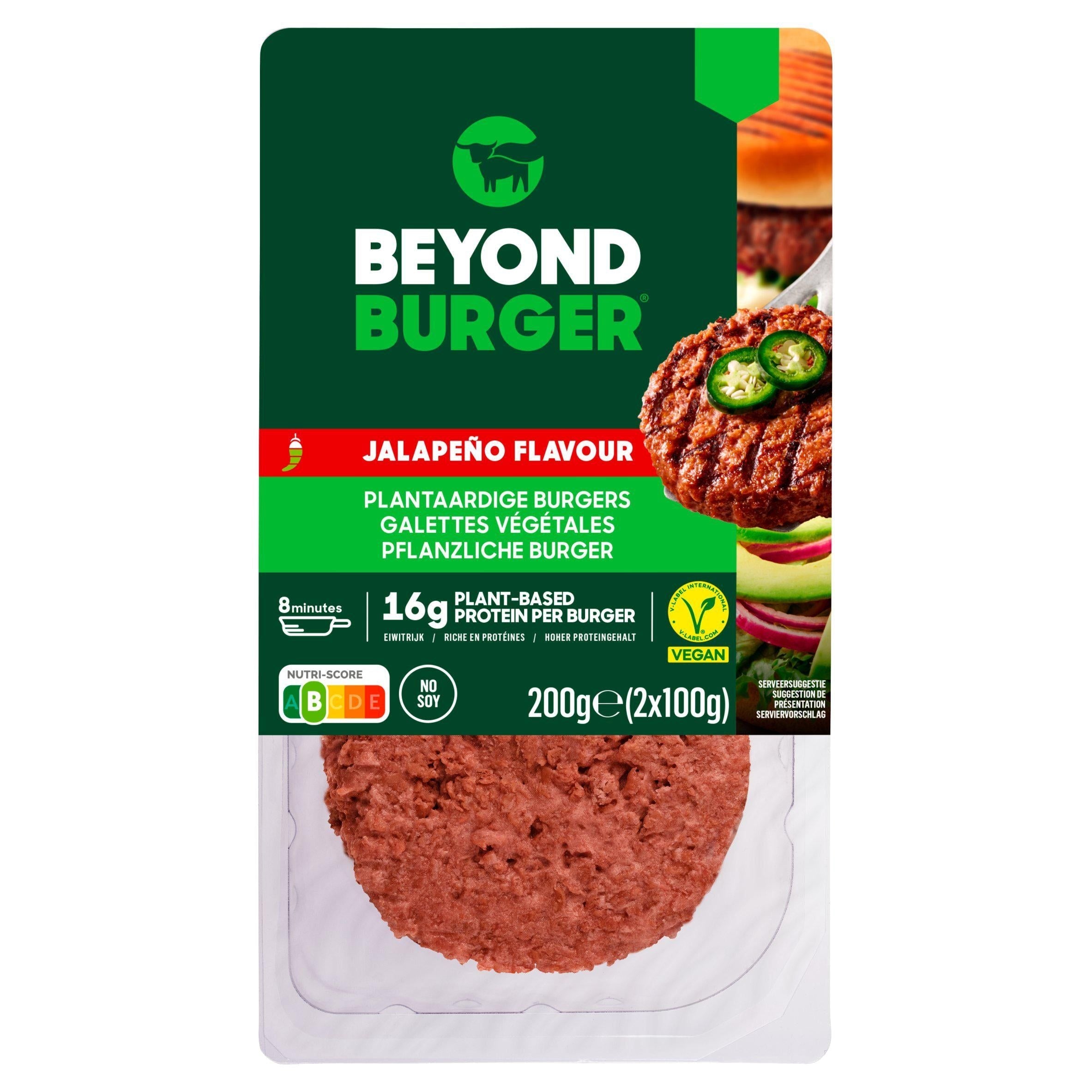 Beyond Burger Jalapeno Flavour Plant Based Patties 2x100g - McGrocer