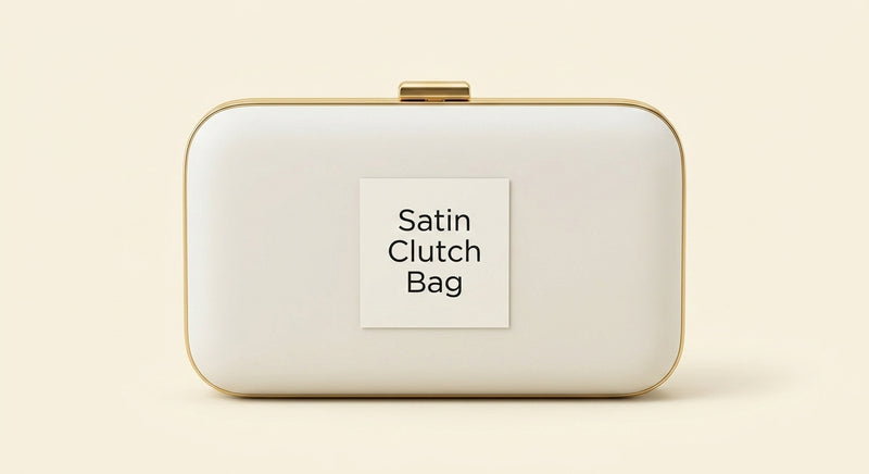 Prada mini satin clutch gold-tone frame chain strap - British product
