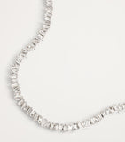 Suzanne Kalan white gold diamond mini tennis necklace - British product