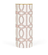 Harrods O.W. London Tall Bone China Loop Vase (22.5cm)- Buy online at McGrocer