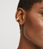 Jimmy Choo JC Logo Mini Stud Earrings, imported from the UK