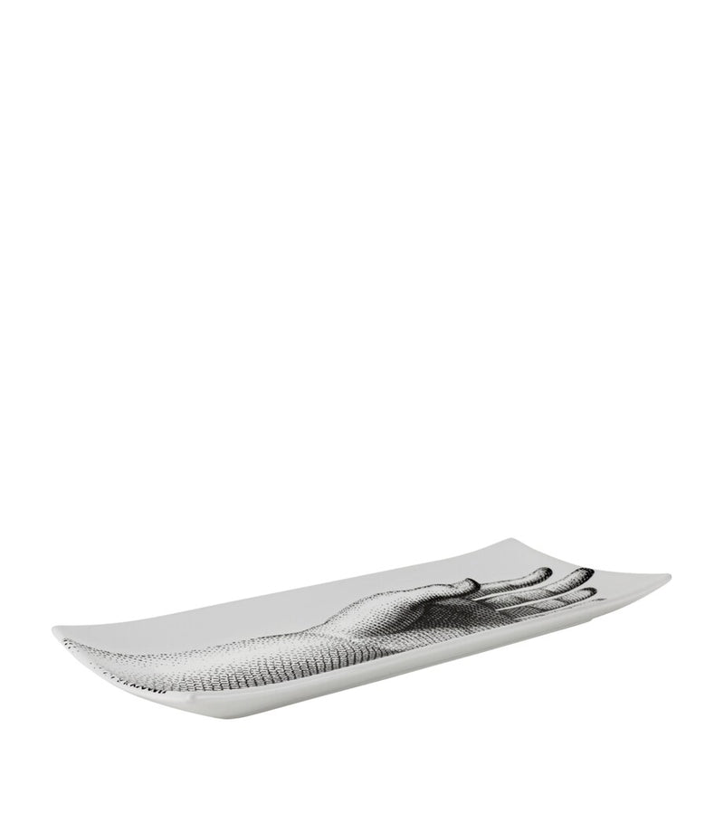 Fornasetti Mano rectangular tray 38cm x 14cm - British product