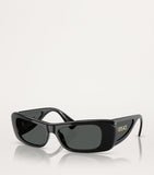 Versace acetate rectangular sunglasses with UV protection - British product